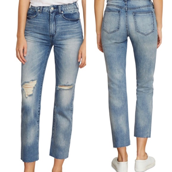 Anthropologie Denim - Habitual Pace Slit Hem High Rise Raw Hem Jeans NWT